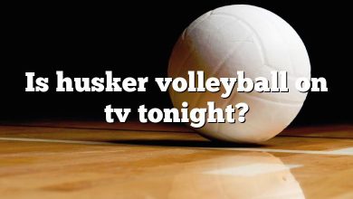 Is husker volleyball on tv tonight?