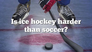 Is ice hockey harder than soccer?