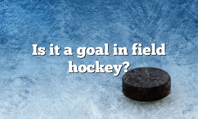 Is it a goal in field hockey?