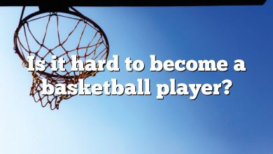 Is it hard to become a basketball player?
