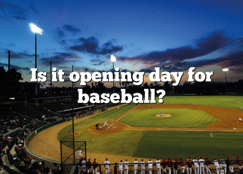 Is It Opening Day For Baseball? DNA Of SPORTS