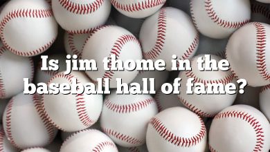 Is jim thome in the baseball hall of fame?