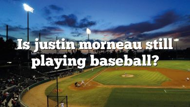 Is justin morneau still playing baseball?