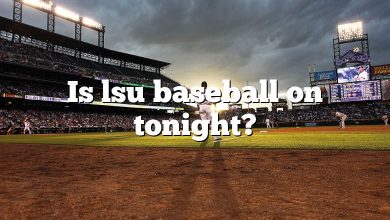 Is lsu baseball on tonight?