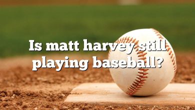 Is matt harvey still playing baseball?