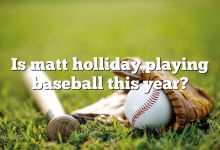 Is matt holliday playing baseball this year?