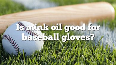 Is mink oil good for baseball gloves?
