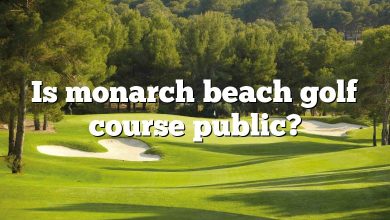 Is monarch beach golf course public?