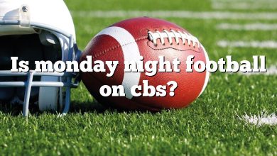 Is monday night football on cbs?