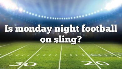 Is monday night football on sling?