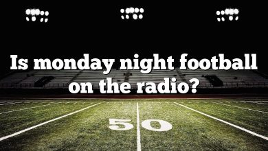 Is monday night football on the radio?