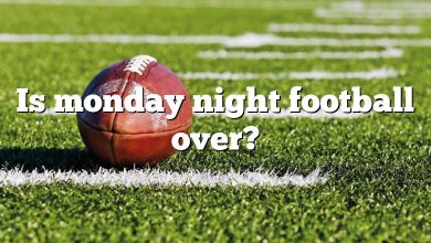 Is monday night football over?