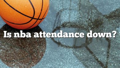 Is nba attendance down?