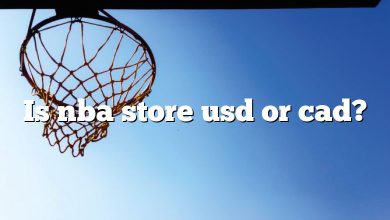 Is nba store usd or cad?