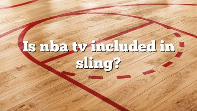 Is nba tv included in sling?