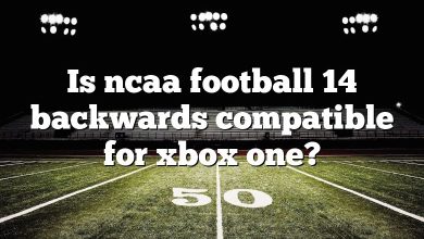 Is ncaa football 14 backwards compatible for xbox one?