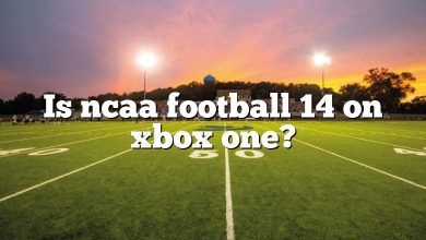 Is ncaa football 14 on xbox one?