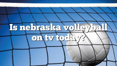 Is nebraska volleyball on tv today?