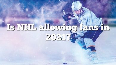 Is NHL allowing fans in 2021?