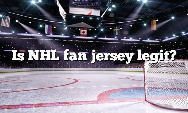 Is NHL fan jersey legit?