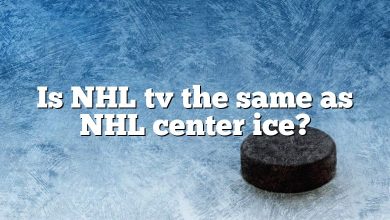 Is NHL tv the same as NHL center ice?