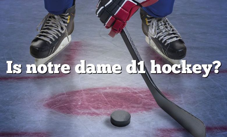 Is notre dame d1 hockey?