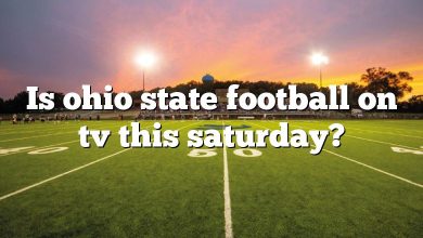 Is ohio state football on tv this saturday?
