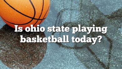 Is ohio state playing basketball today?