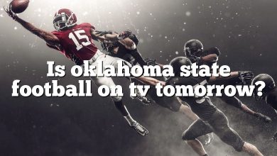 Is oklahoma state football on tv tomorrow?