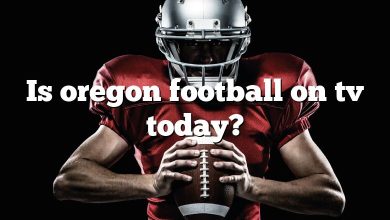 Is oregon football on tv today?