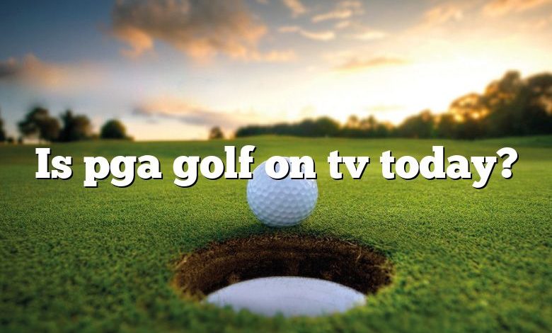 Is pga golf on tv today?