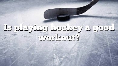 Is playing hockey a good workout?