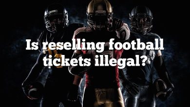 Is reselling football tickets illegal?