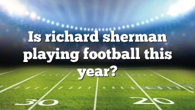 Is richard sherman playing football this year?