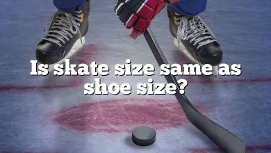 Is skate size same as shoe size?