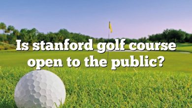 Is stanford golf course open to the public?