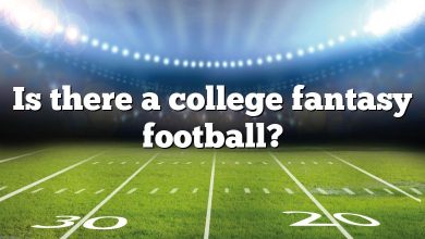 Is there a college fantasy football?