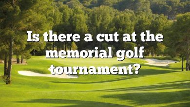 Is there a cut at the memorial golf tournament?