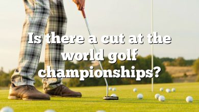 Is there a cut at the world golf championships?