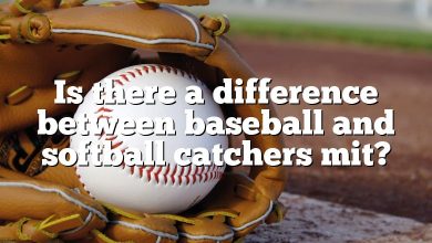 Is there a difference between baseball and softball catchers mit?