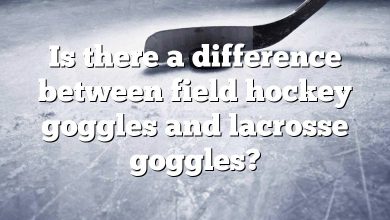 Is there a difference between field hockey goggles and lacrosse goggles?