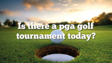 Is there a pga golf tournament today?