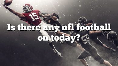 Is there any nfl football on today?