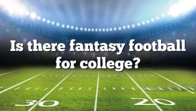 Is there fantasy football for college?