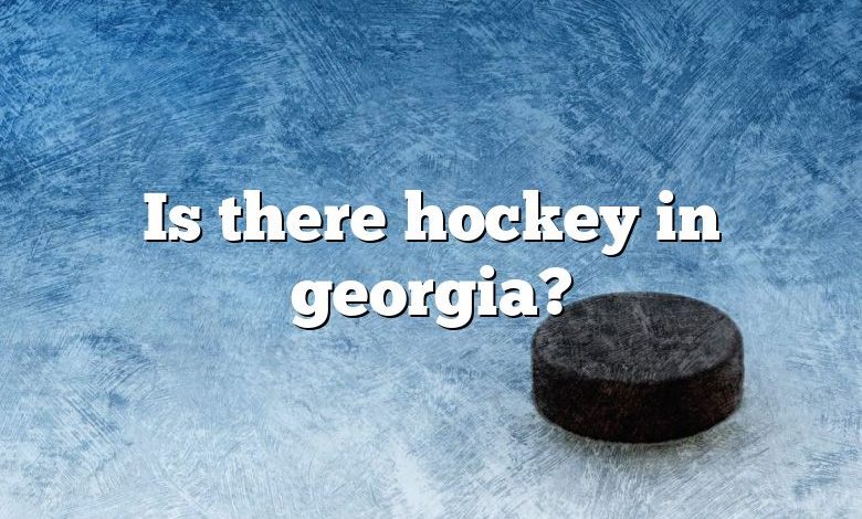 Is there hockey in georgia?