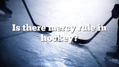 Is there mercy rule in hockey?
