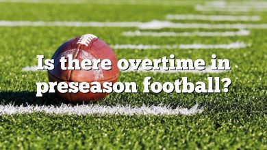 Is there overtime in preseason football?