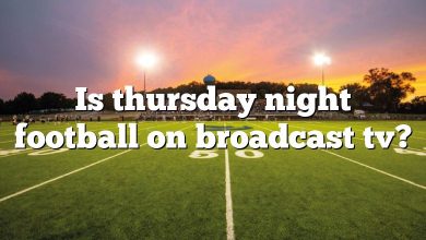 Is thursday night football on broadcast tv?