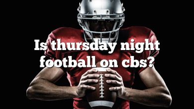 Is thursday night football on cbs?