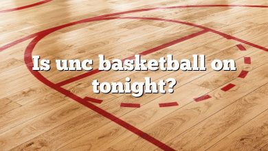 Is unc basketball on tonight?